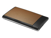Визитница с флеш-картой на 4 Gb и ручкой,  коричневая.
